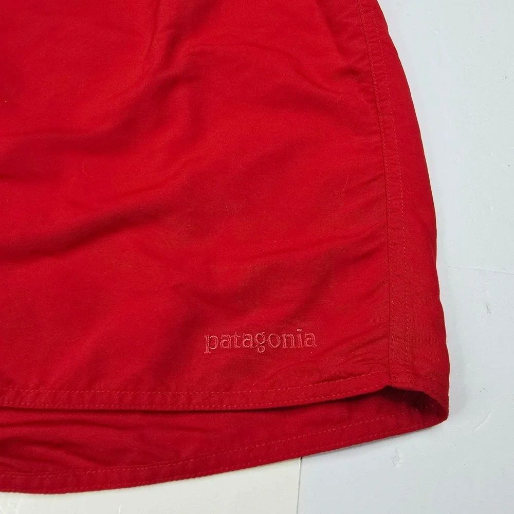 Patagonia Mens Red Board‎ Shorts Swim Trunks Water Sport Size 36